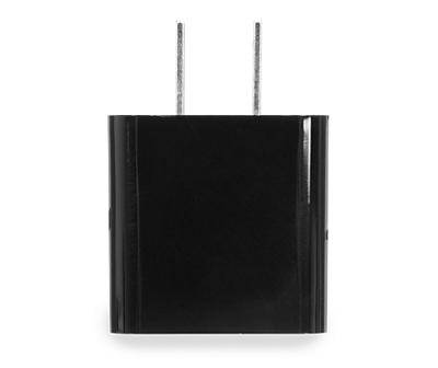 Black USB Wall Charger & 6' Micro USB Cable Set