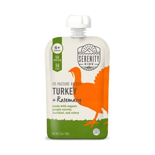 Pouch Baby Food Turkey Carrots Zucchini Rosemary