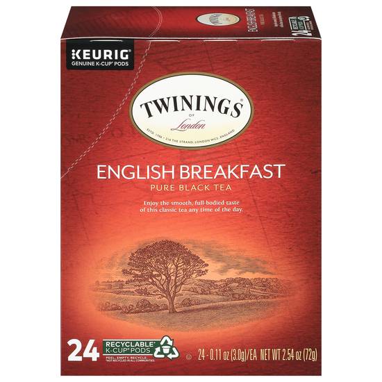 Twinings Pure English Breakfast Black Tea 24 (2.54 oz)