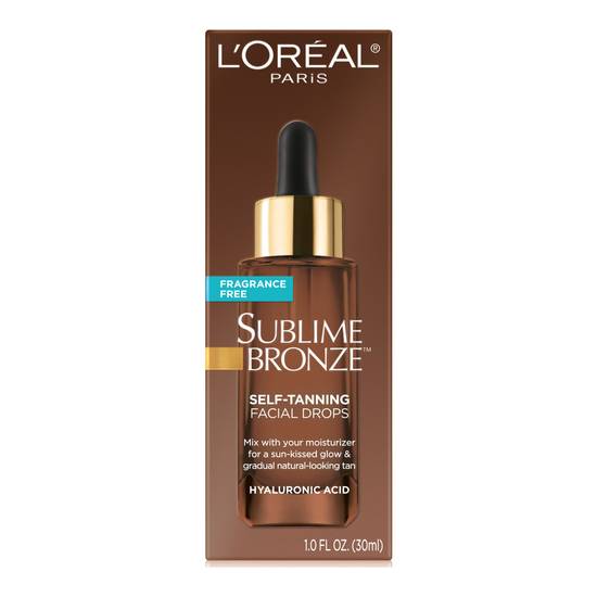 L'Oreal Paris Sublime Bronze Self -Tanning Facial Drops (1 oz)