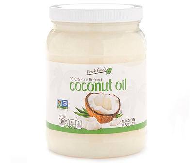 100% Pure Refined Coconut Oil, 60 Oz.