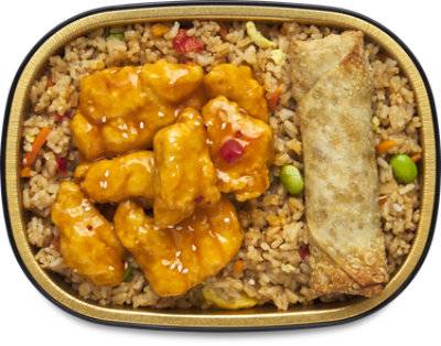 Readymeals Sweet & Sour Chicken Breast Meal W/ Fried Rice & Egg Roll - Each