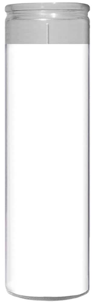 St. Jude Candle Company Clear Glass Candle, White