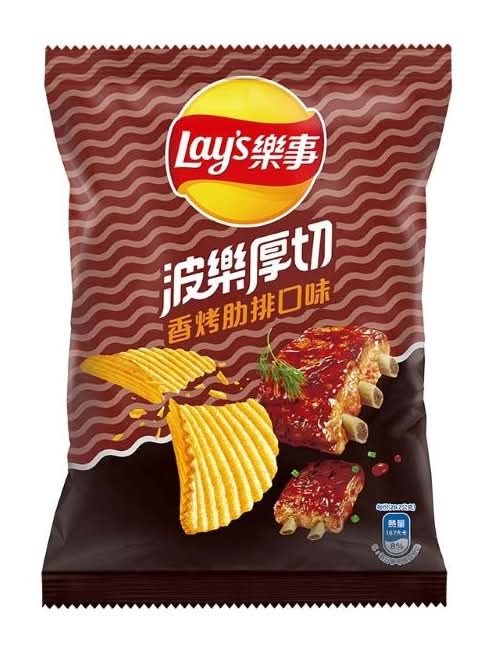 樂事波樂香烤肋排口味洋芋片