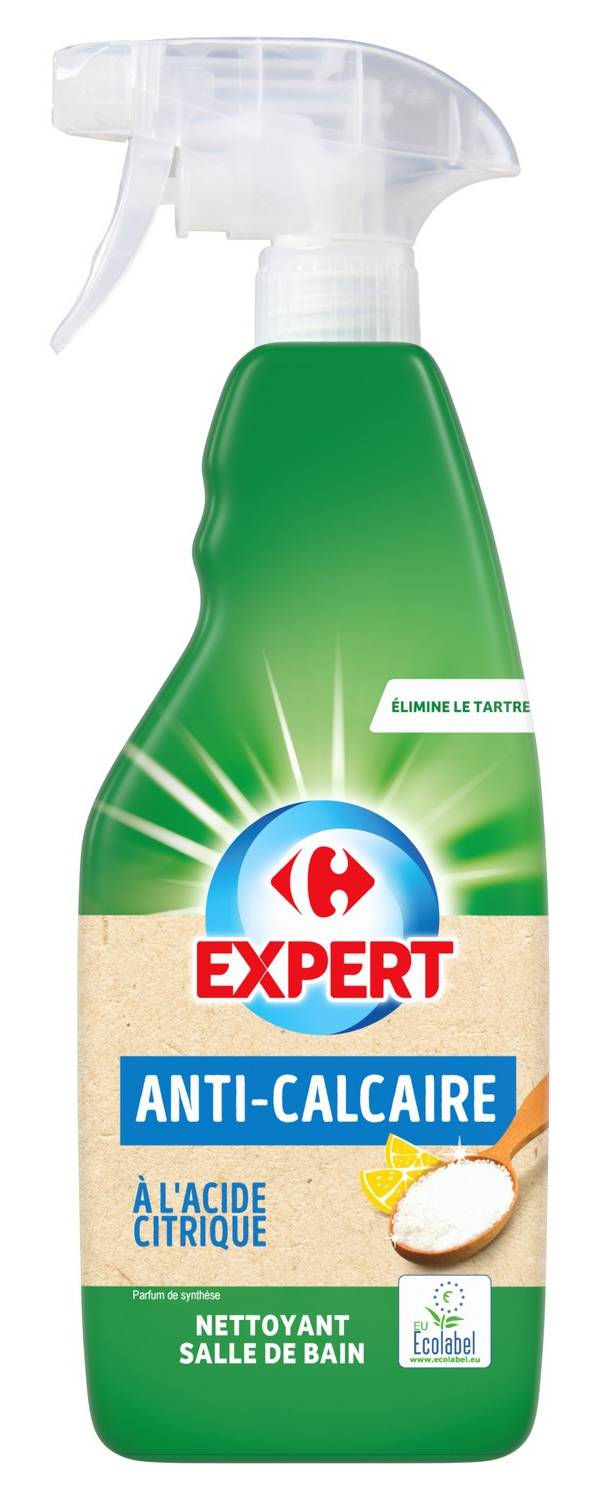 Carrefour Expert - Nettoyant salle de bain anti-calcaire (750ml)