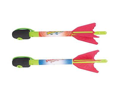 Green & Pink Light-Up Rockets, 2-Pack