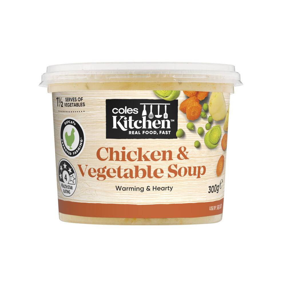 Coles Chicken & Vegetable Soup