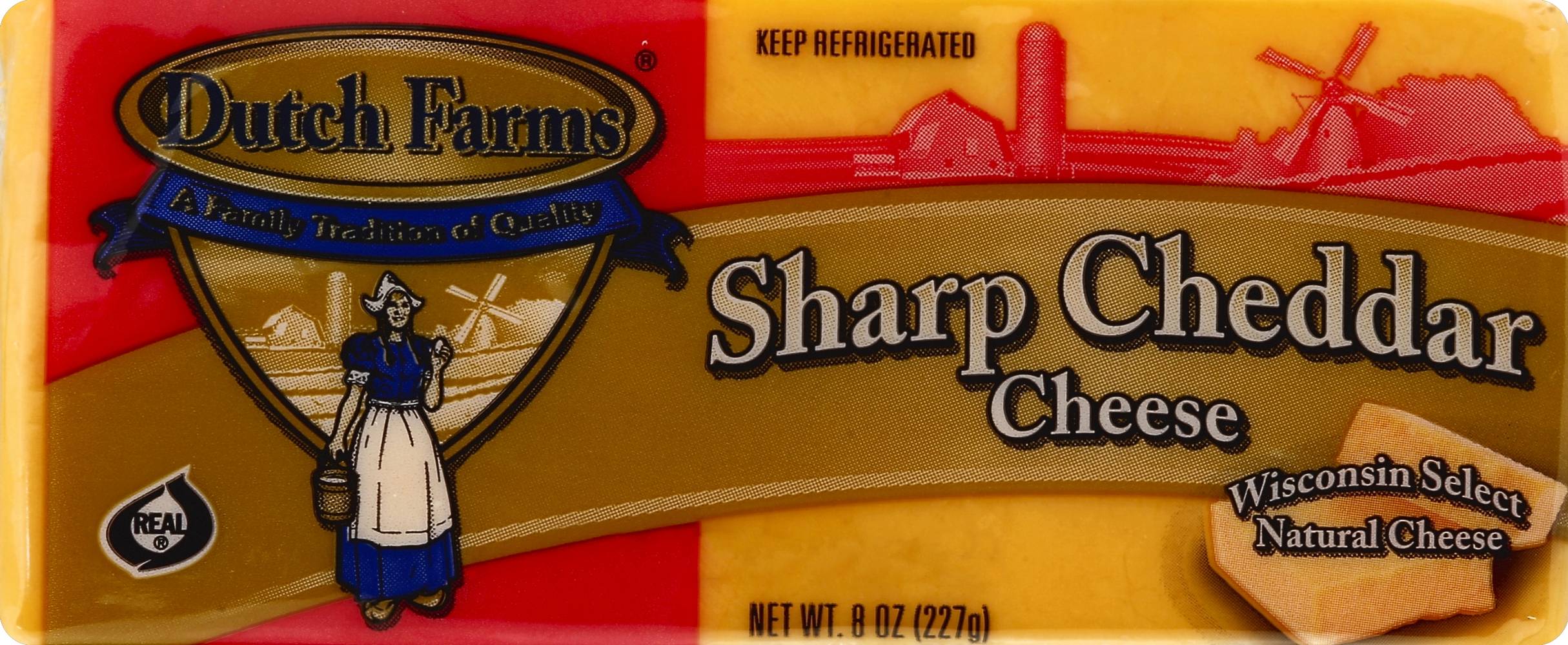 Dutch Farms Sharp Cheddar Cheese (8 oz)