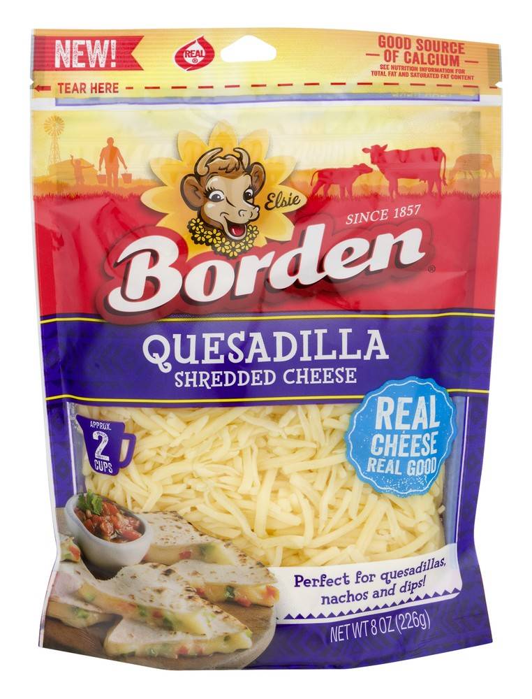 Borden Quesadilla Shredded Cheese (8 oz)