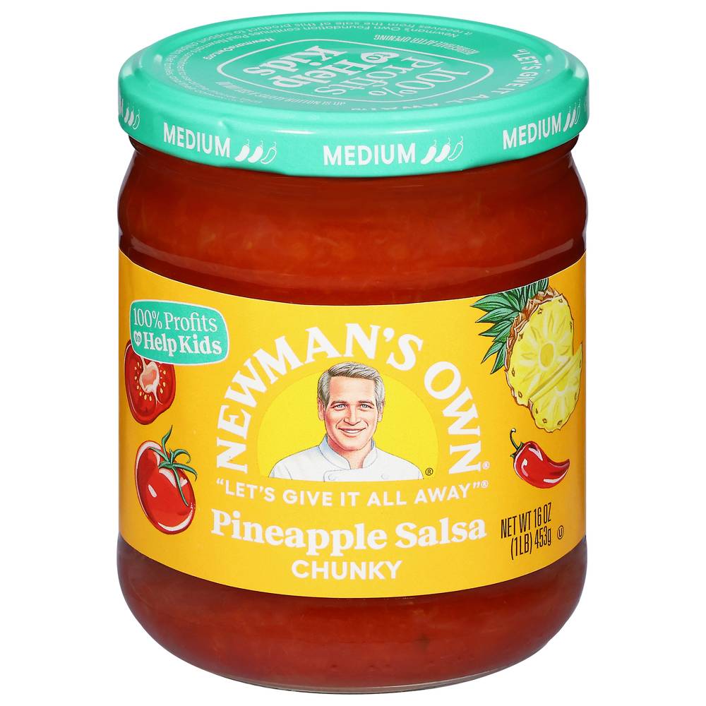 Newman's Own Medium Chunky Pineapple Salsa (1 lbs)