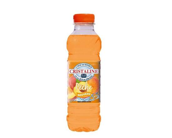 Cristaline pêche 50cl