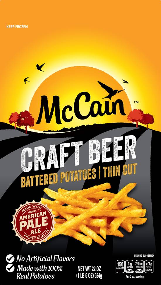 McCain thin cut craft beer battered potatoes