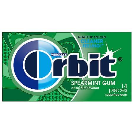 Orbit Spearmint Sugar Free Chewing Gum Spearmint - 14.0 ea