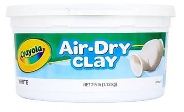 Crayola Air-Dry Clay Bucket, 2.5 lbs, White (57-5050)
