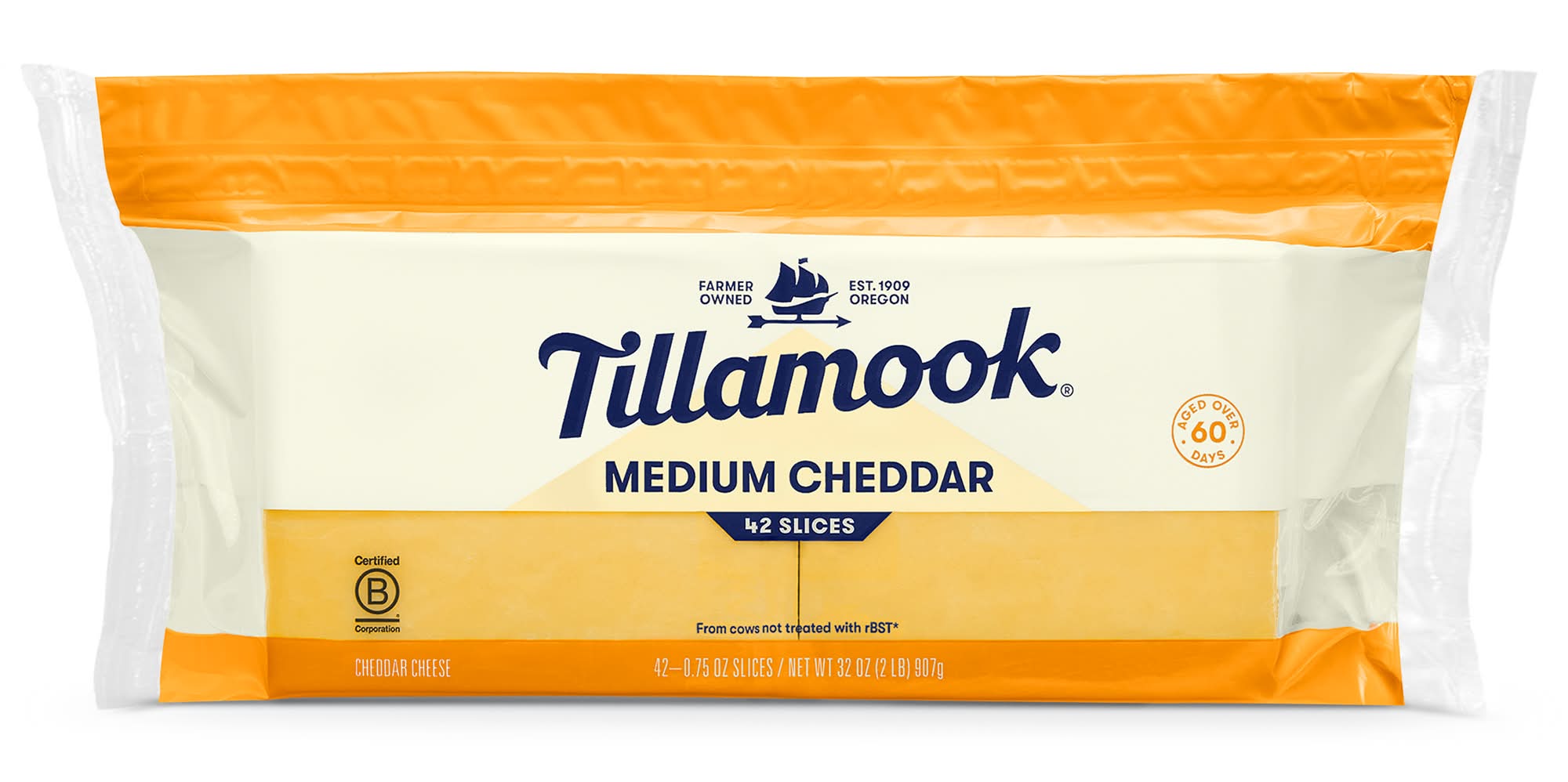 Tillamook Medium Cheddar Deli Slices (2 lbs)
