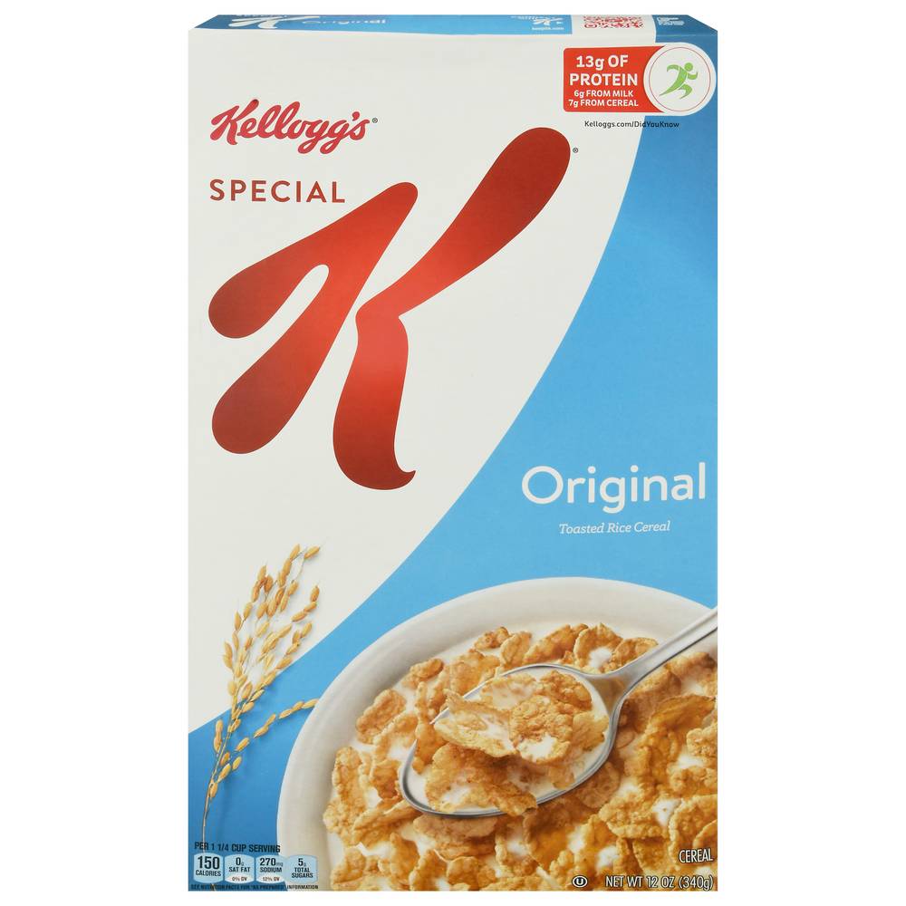 Kellogg's Special K Original Toasted Rice Cereal (12 oz)