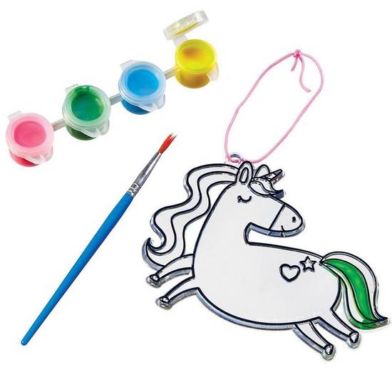 Create Your Own Unicorn Suncatcher Kit, 4pc
