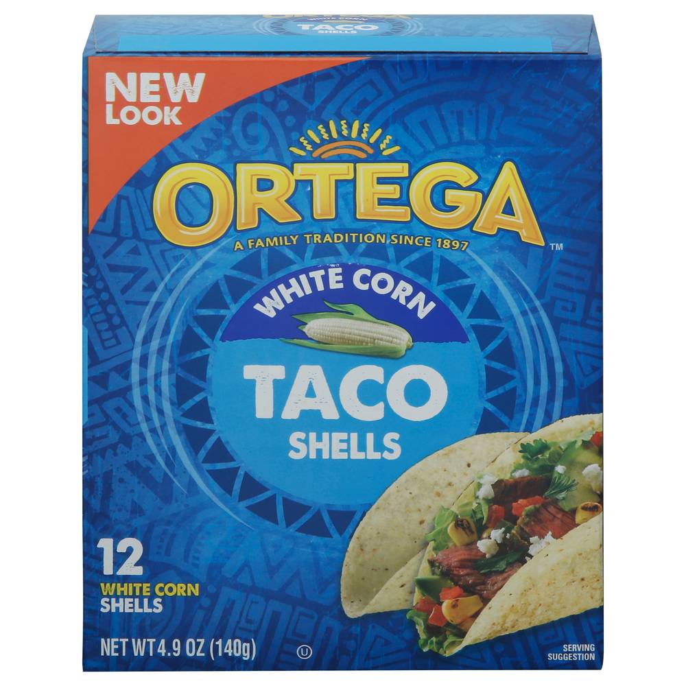 Ortega White Corn Taco Shells 12 Ct./4.9 Oz.