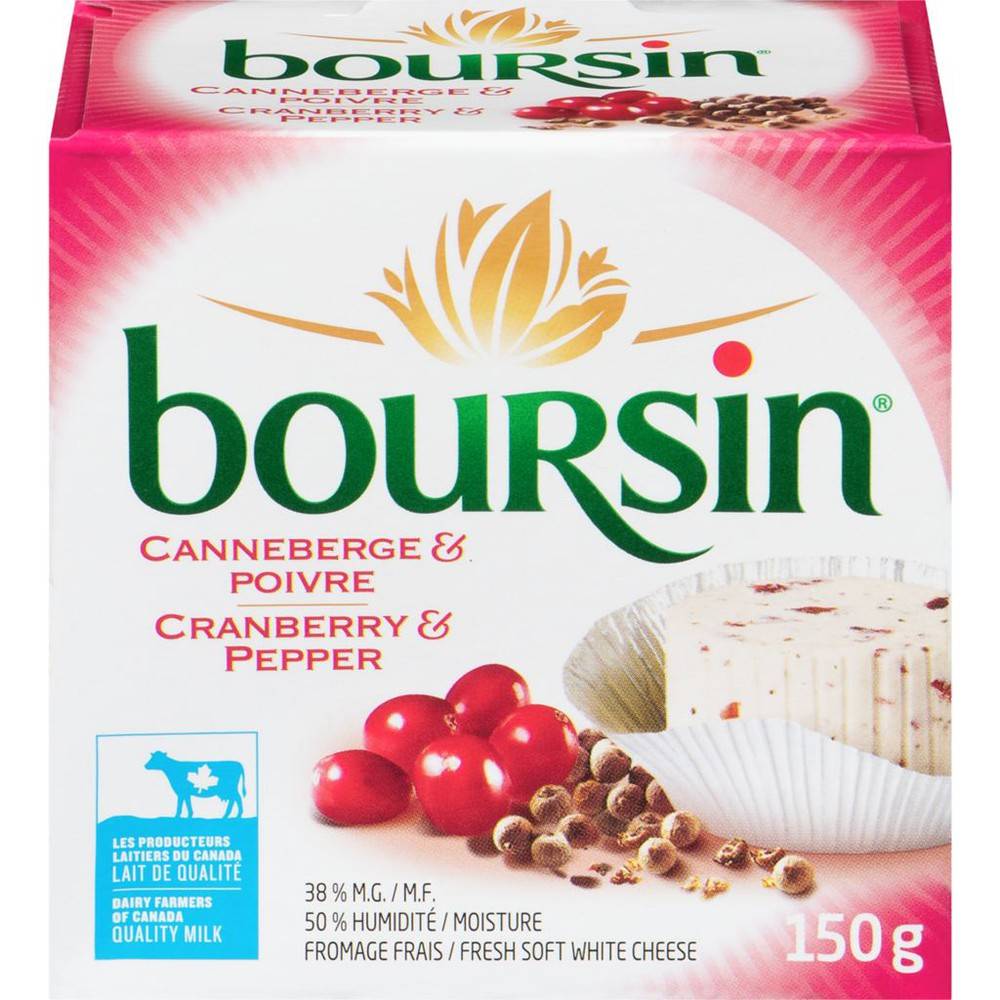 Boursin Cranberry & Pepper Cheese (150 g)