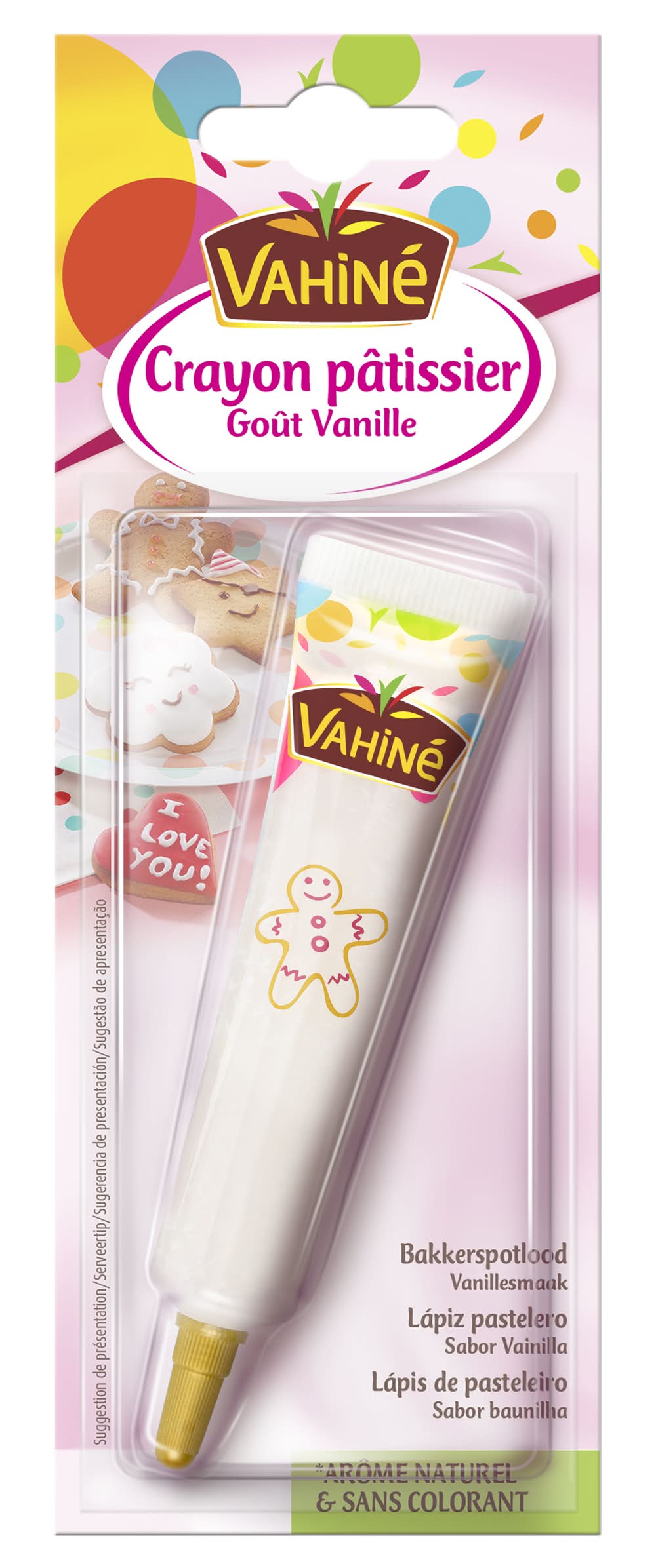 Vahiné - Crayon pâtissier blanc goût vanille (25g)