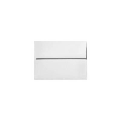 LUX 5 1/4" x 7 1/4" 80lbs. A7 Invitation Envelopes W/Peel & Press White FE4580-05-50