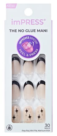 imPRESS Press-On Fake Nails, Gold Ring (30 ct)