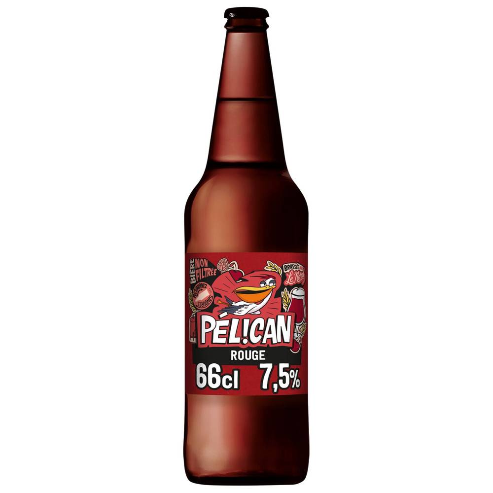 Pélican - Bière rouge aux non filtrée (660 ml) (cerises griottes)
