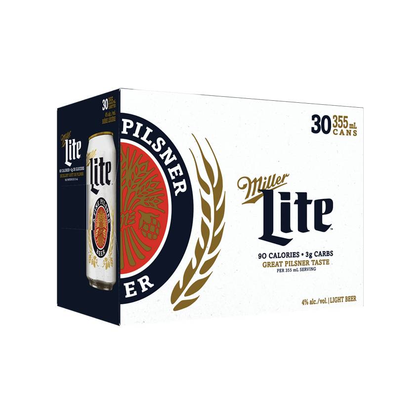 Miller Lite Beer (30 pack, 355 mL)