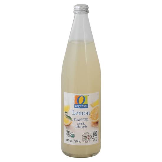 O Organics Lemon Organic Italian Soda (25.4 fl oz)