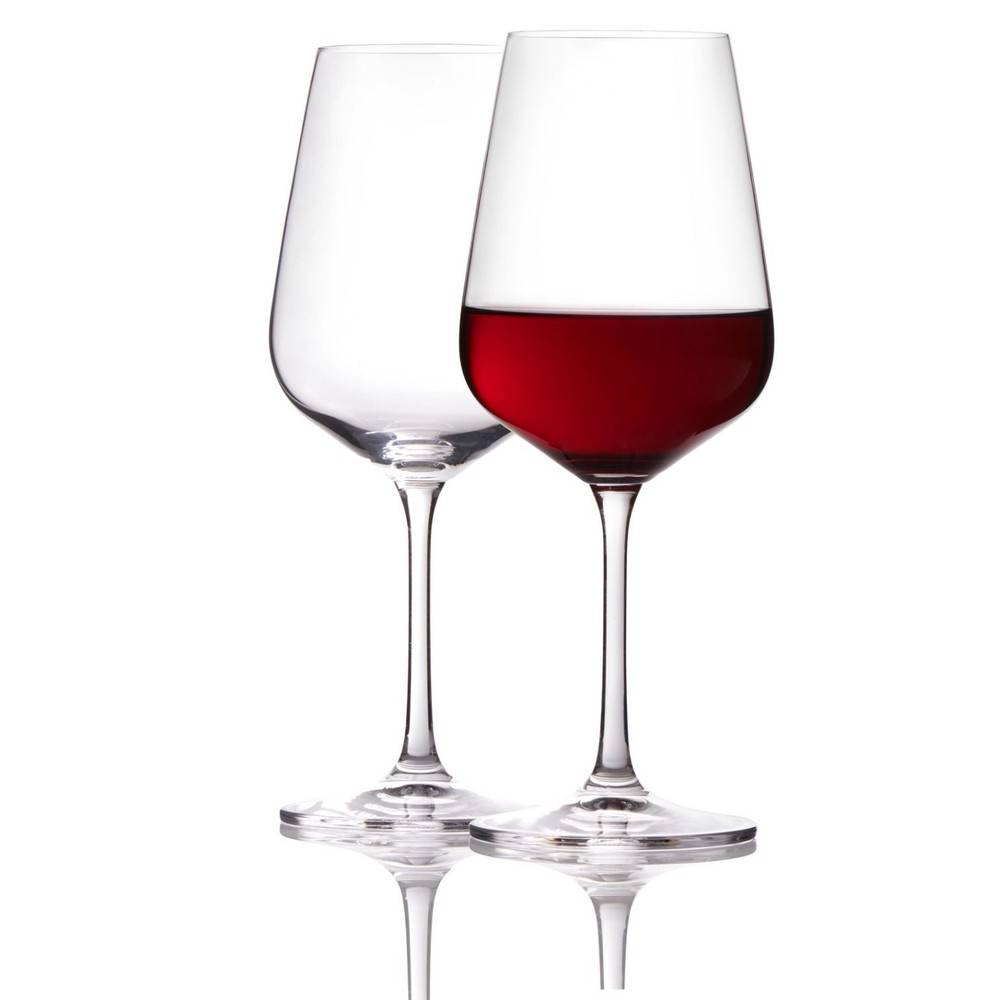 Trudeau Quartz Red Wine Glasses