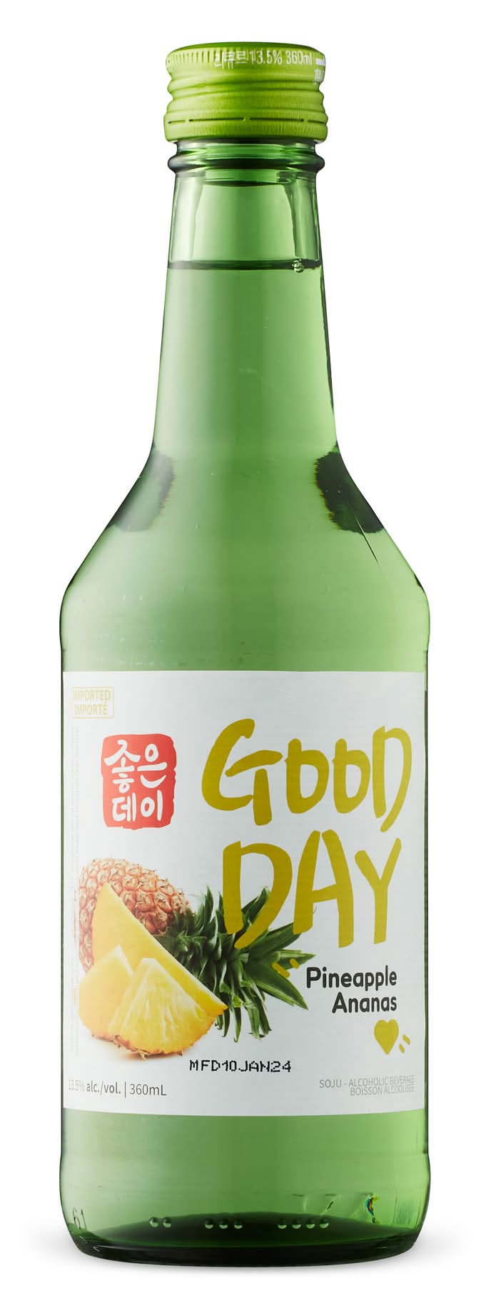 Good Day Soju Drink, Pineapple (360 ml)