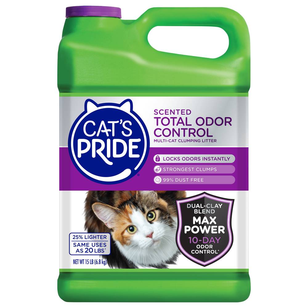 Cat's Pride Scented Total Odor Control Multi-Cat Clumping Litter