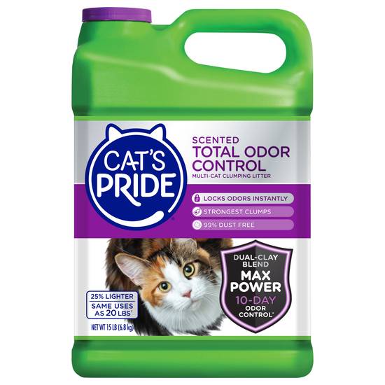 Cat's Pride Scented Total Odor Control Multi-Cat Clumping Litter