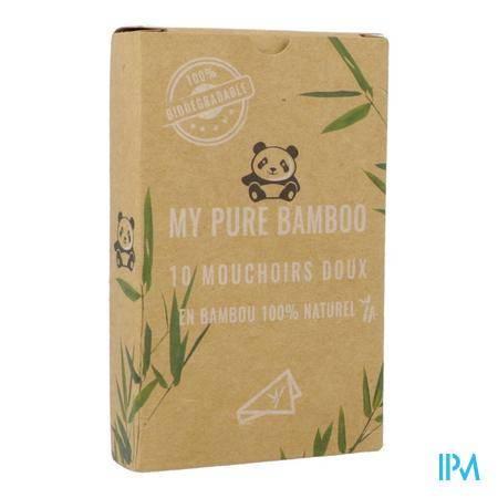 My Pure Bamboo Mouchoir Pochette 10 Accessoires d'hygiène - Hygiène