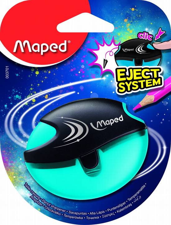 Maped - Taille-crayon galactic 1 trou version inter blister