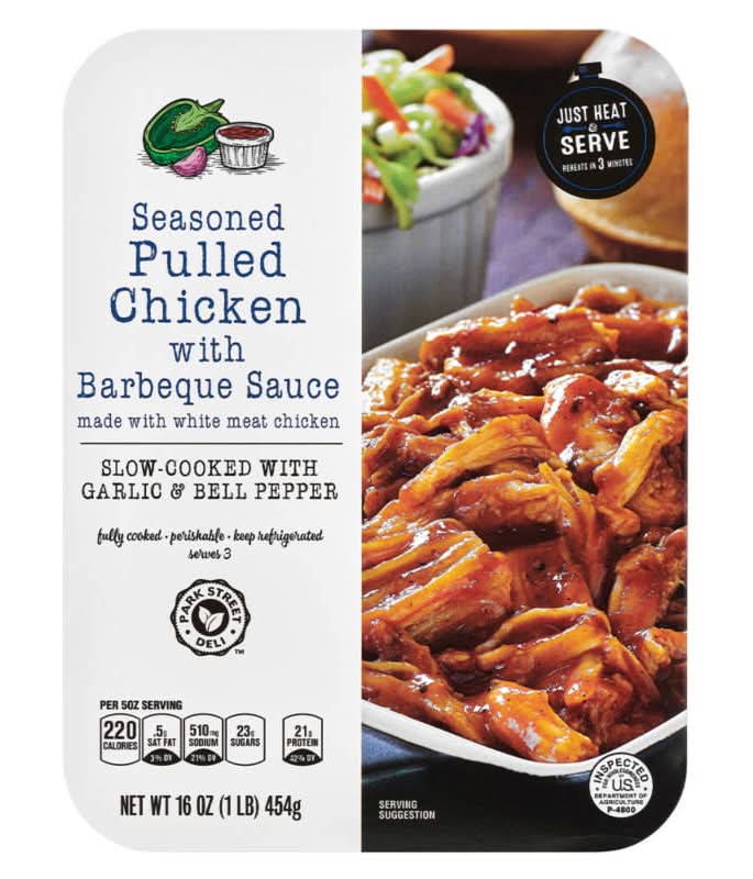 Park Street Deli Seasoned Pulled Chicken With Barbeque Sauce (16 oz)