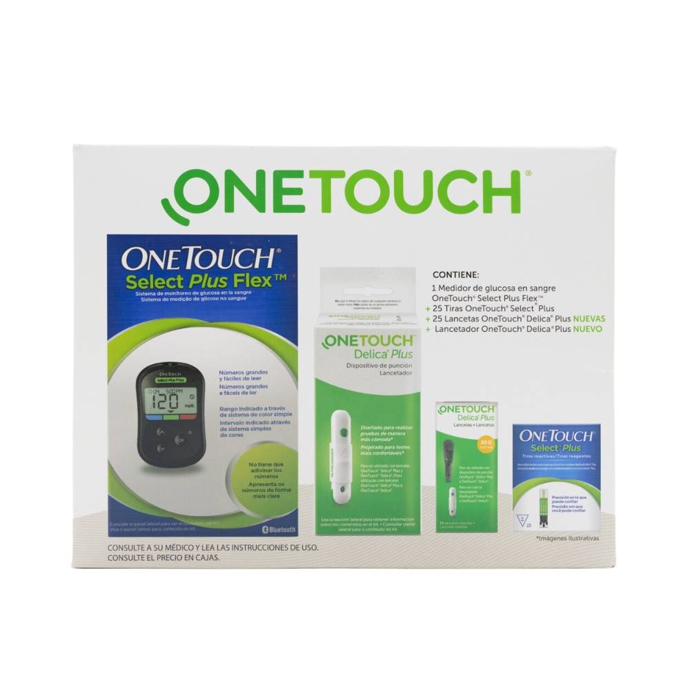 Onetouch pack select plus (caja 4 piezas)
