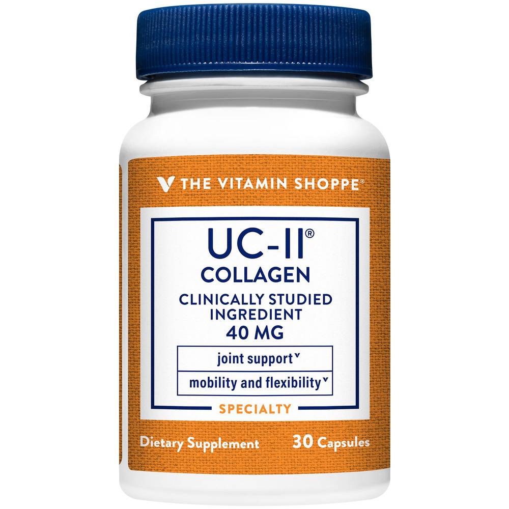 Uc-Ii Collagen - Standardized Cartilage For Joint Health, Mobility, & Flexibility - 40 Mg (30 Capsules)