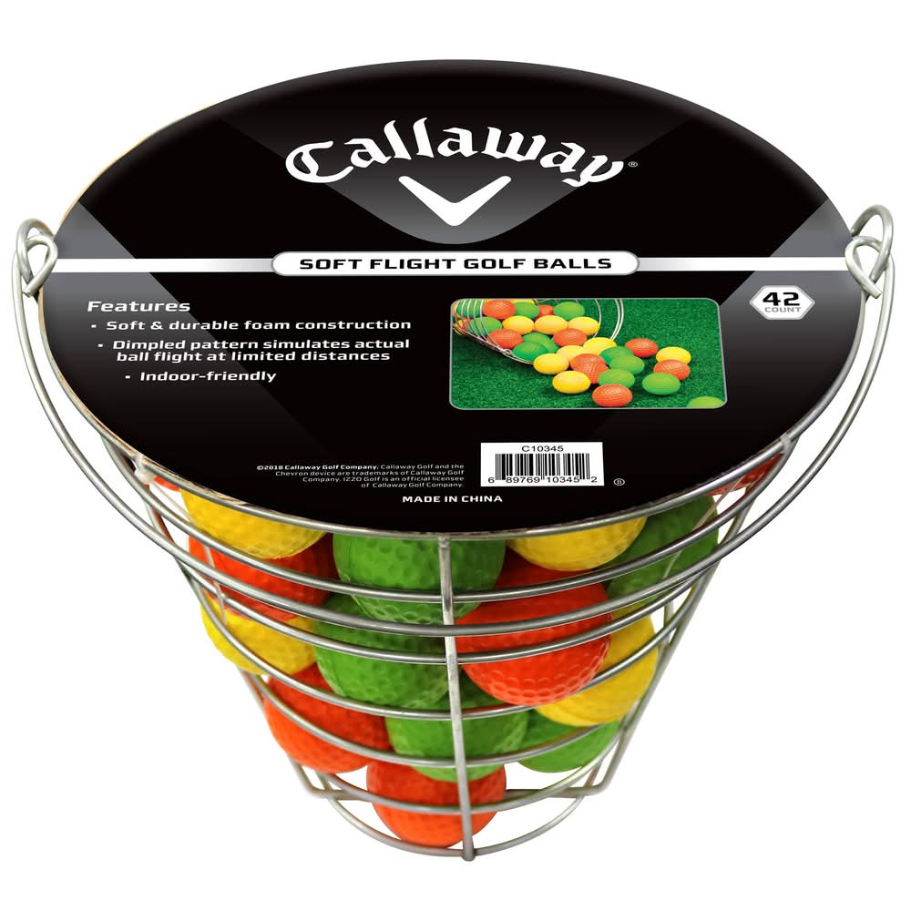 Callaway Soft Flight Golf Balls in Basket, Assorted (42 ct)