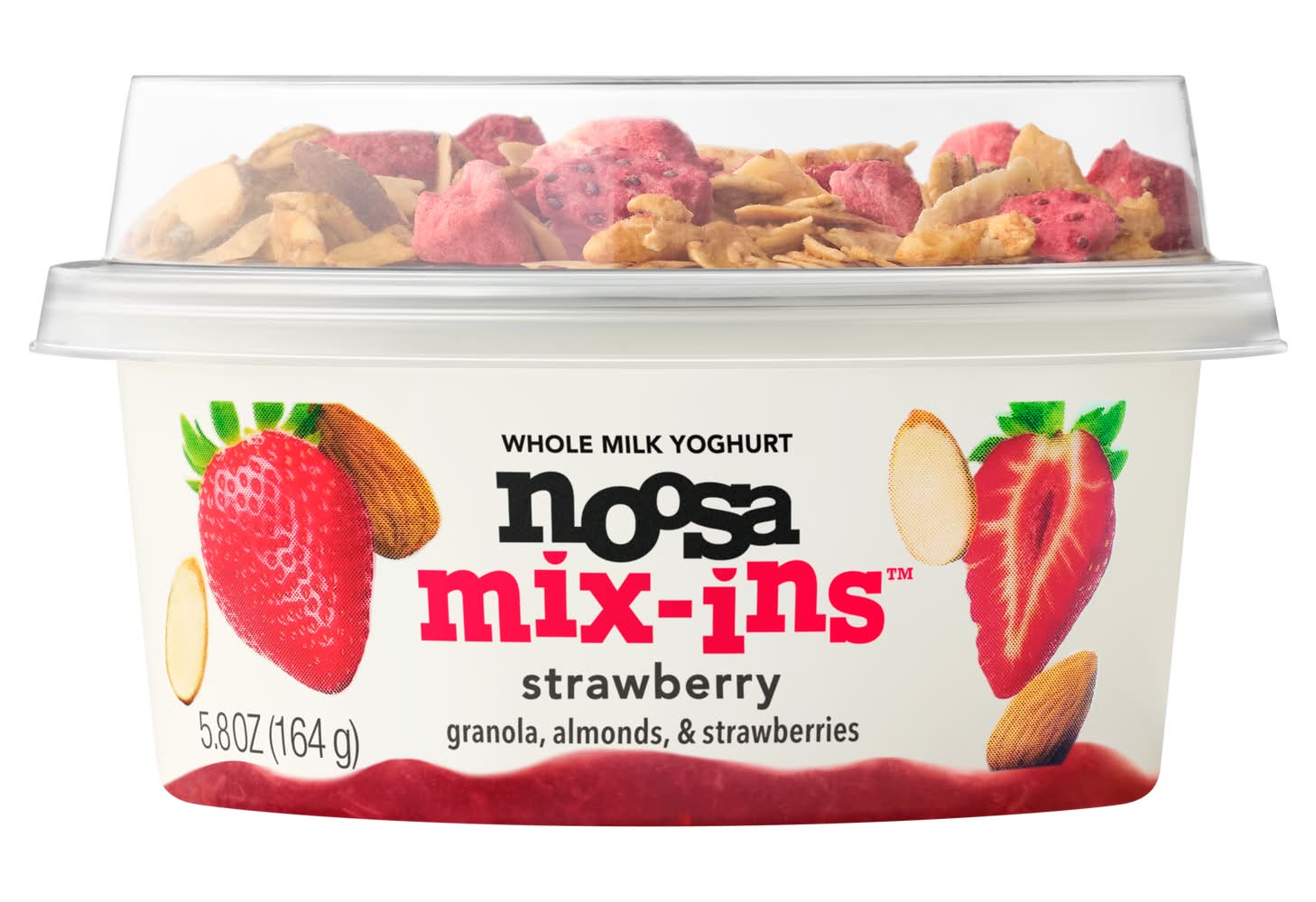 Noosa Mix-Ins Yogurt, Strawberry (5.8 oz)