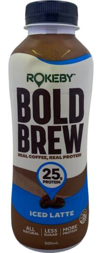 Rokeby Bold Brew Coffee, Iced Latte (500mL)