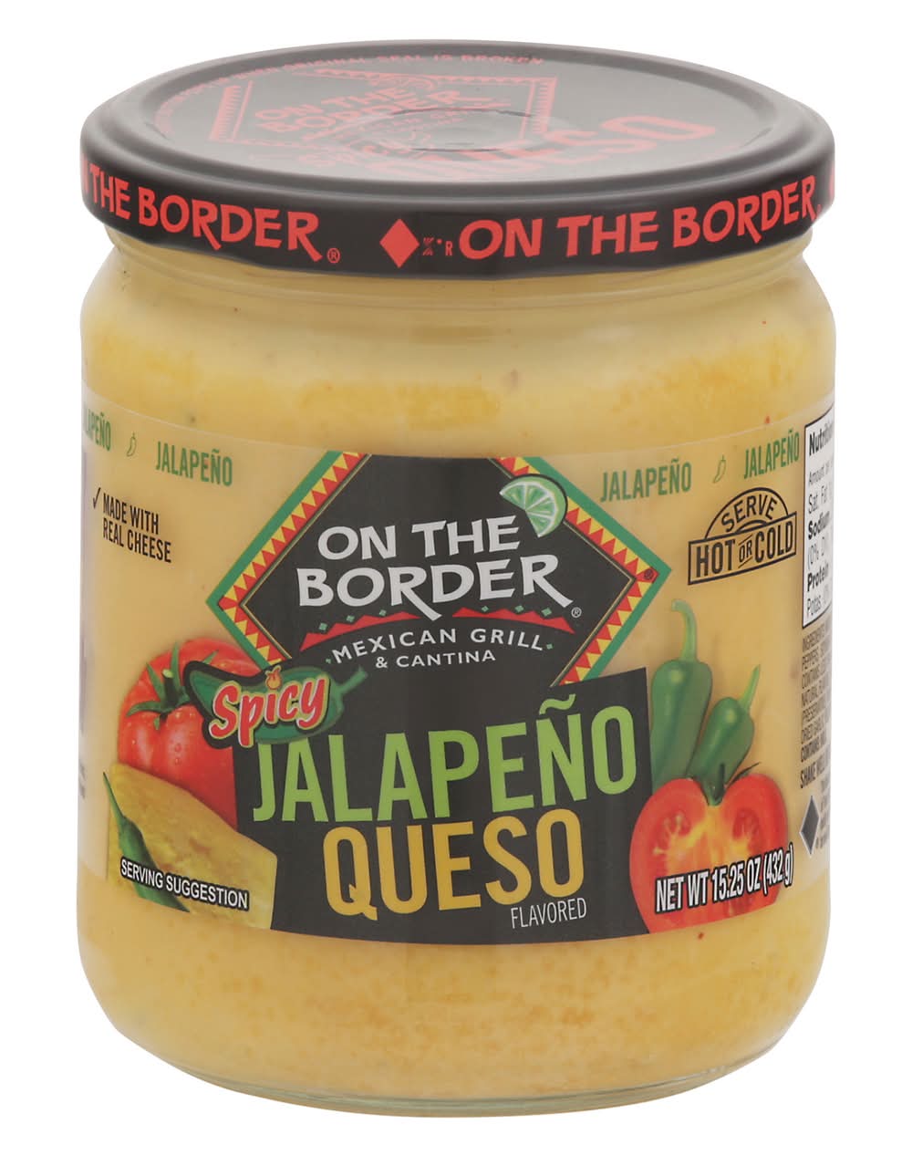 On the Border Spicy Jalapeno Queso Salsa (15.3 oz)