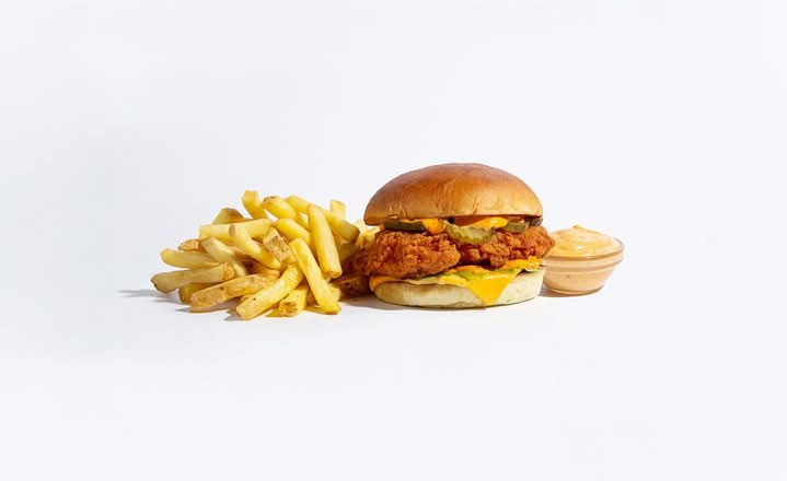 Chicken Burger Menu
