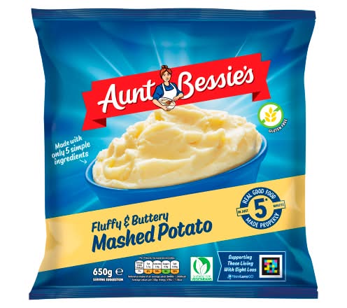 Aunt Bessie's Fluffy & Buttery Mashed Potato (650g)