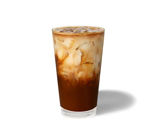 Iced Caramelised Banana Flavour Oat Shaken Espresso