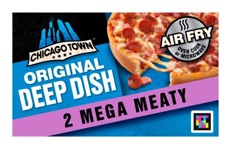 Chicago Town Mega Meaty, Original Deep Dish Pizza (2 pack)