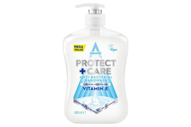 Astonish Protect + Care Anti-Bacterial Handwash 600ml