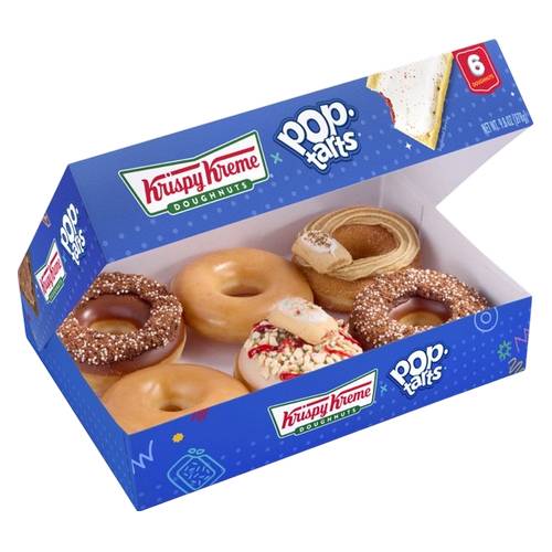 Krispy Kreme x Pop-Tarts® Assorted Doughnuts - 6ct