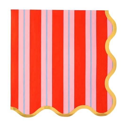 Jonathan Adler X Michaels Red Stripe Lunch Napkins, 20Ct.