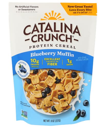 Catalina Crunch Blueberry Muffin Crunch Cereal With Blueberries